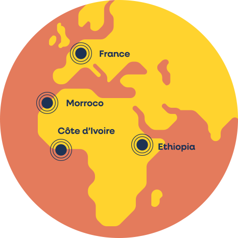 Carte du réseaux IPORA