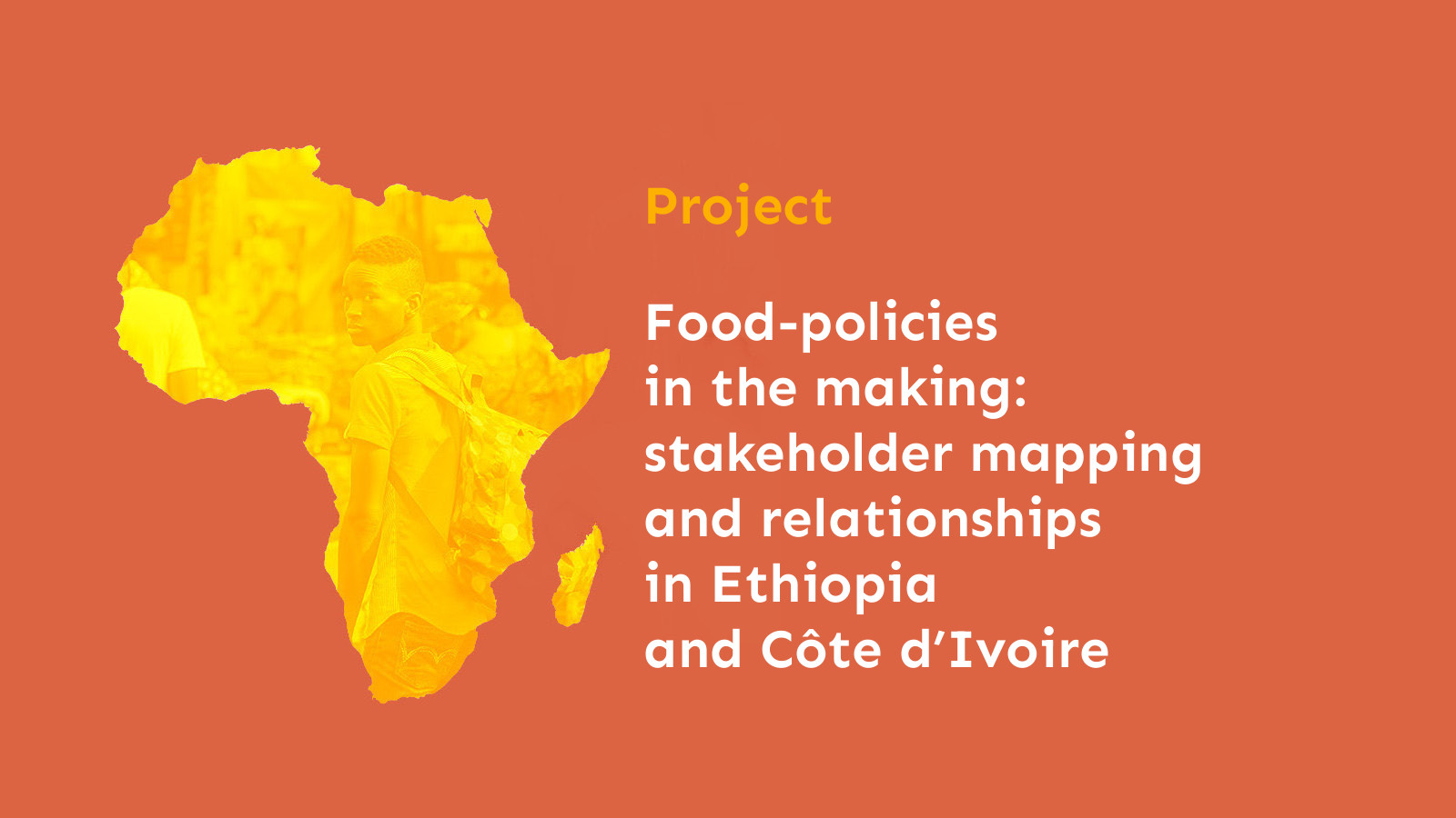 Food-policies in the making: stakeholder mapping and relationships in Ethiopia and Côte d’Ivoire